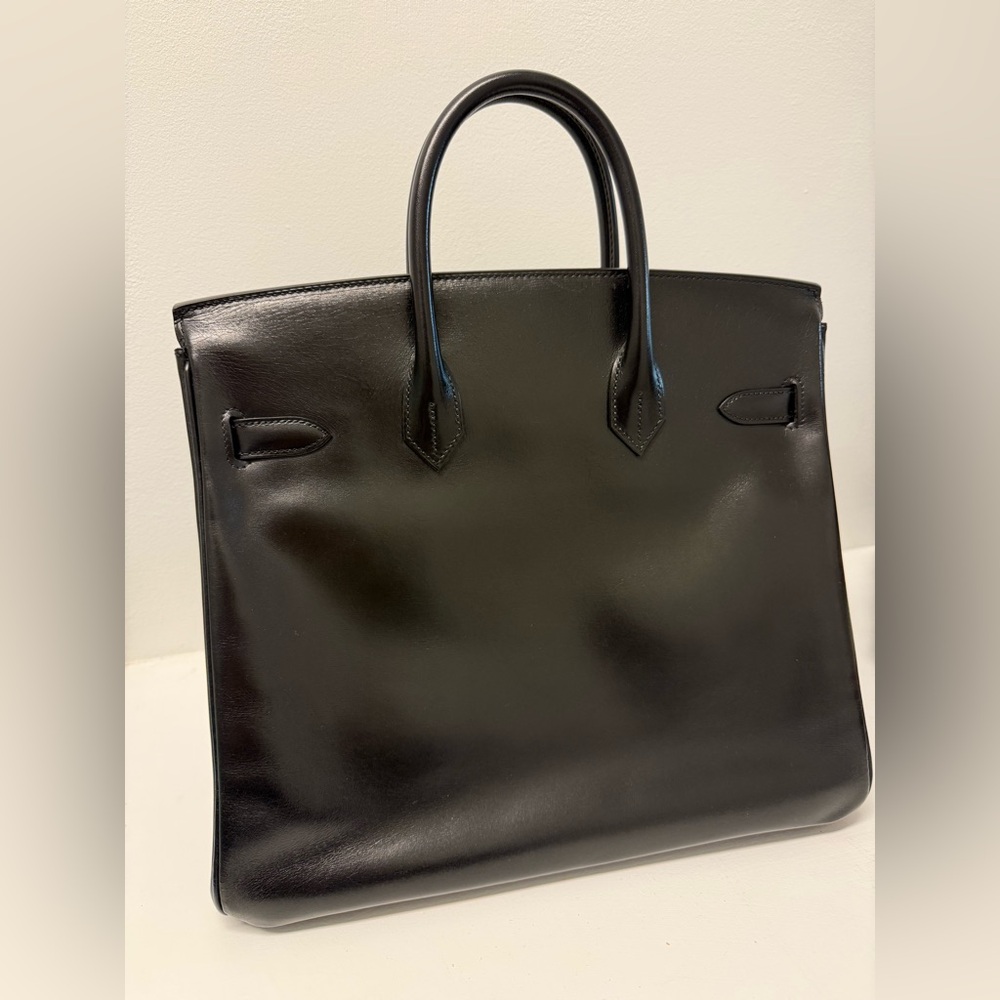 Hermes Black Box Calf Birkin HAC 32 GHW 2H0509 - Picture 4 of 12